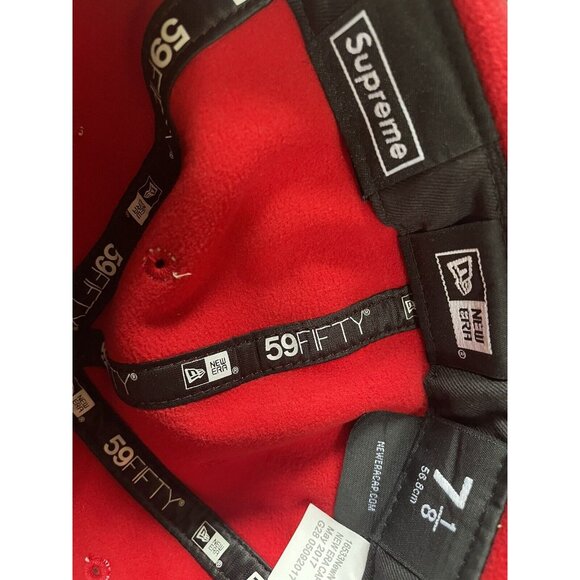 Red Box Logo Supreme polartec Hat - Picture 2 of 8
